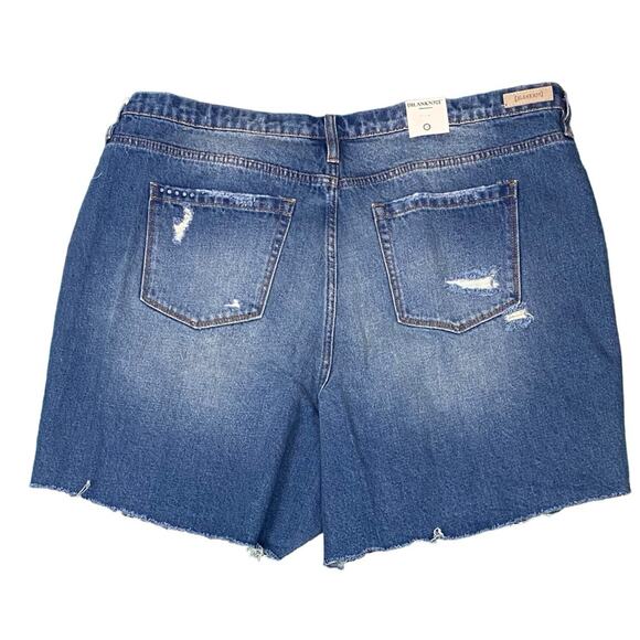 Blank NYC Women’s Plus Size Distressed Denim Shorts, NEW Size 20W - Picture 2 of 9